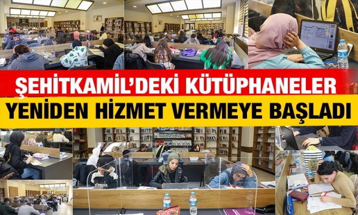 Kütüphaneler yeniden hizmet vermeye başladı