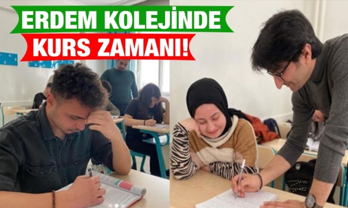 Erdem Kolejinde kurs zamanı!