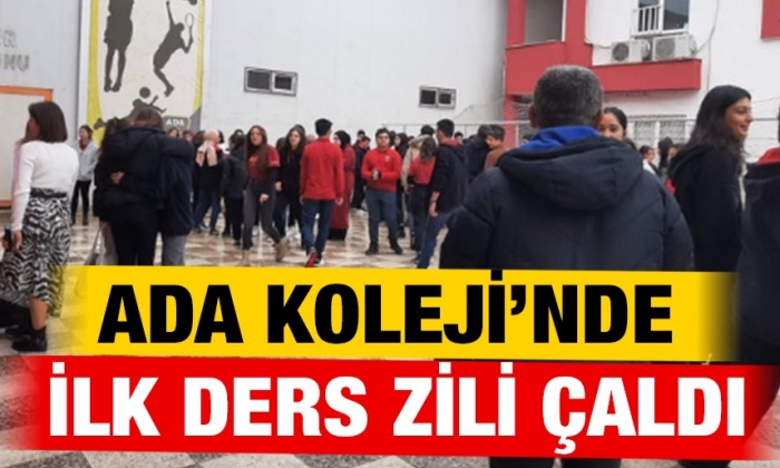 Ada Koleji’nde ilk ders zili çaldı