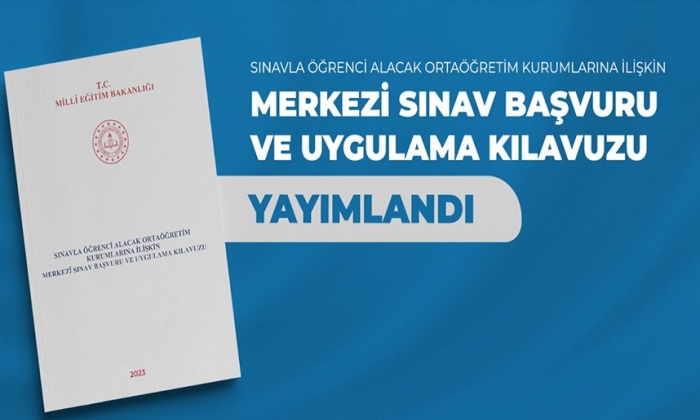 2023 LGS kılavuzu yayımlandı