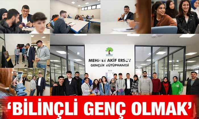 Fadıloğlu, öğrencilerle birlikte sergi açtı