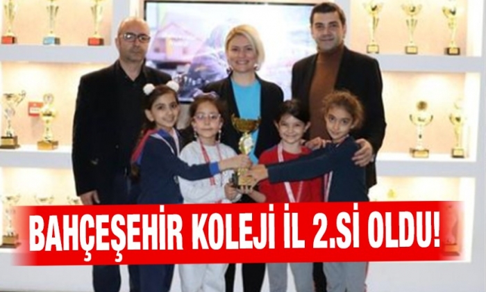 Bahçeşehir Koleji il 2.si oldu!