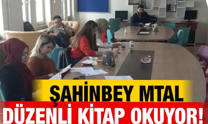 Şahinbey MTAL düzenli kitap okuyor!