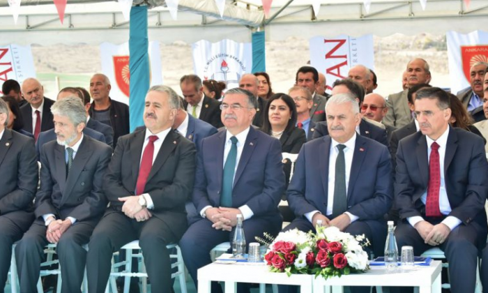 Başbakan Yıldırım ve Bakan Yılmaz´ın katılımıyla Ankara´da 35 eğitim tesisinin temeli atıldı