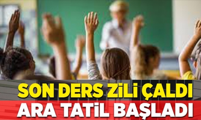 İkinci ara tatil başladı!
