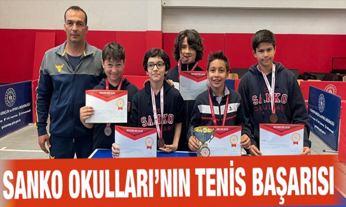 SANKO Okulları’nın tenis başarısı
