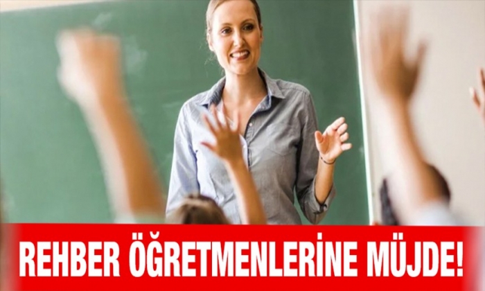 Rehber öğretmenlere müjde!