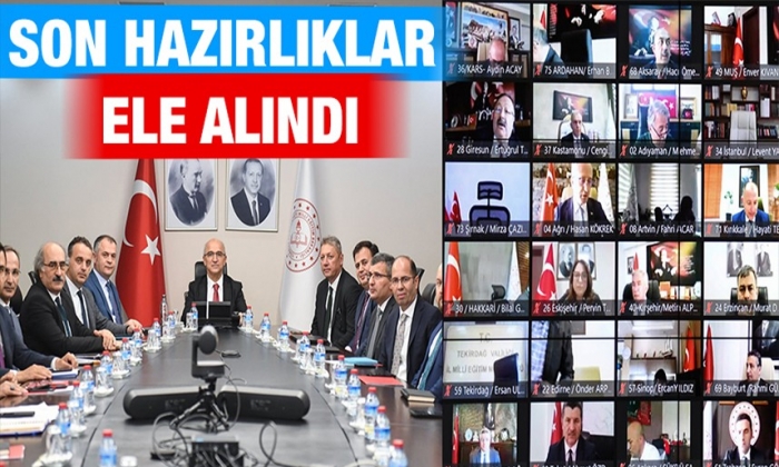 Son hazırlıklar ele alındı