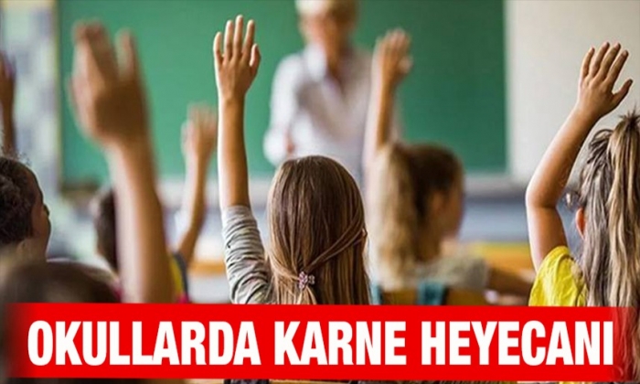 Okullarda karne heyecanı