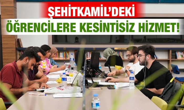 Şehitkamil’deki öğrencilere kesintisiz hizmet!