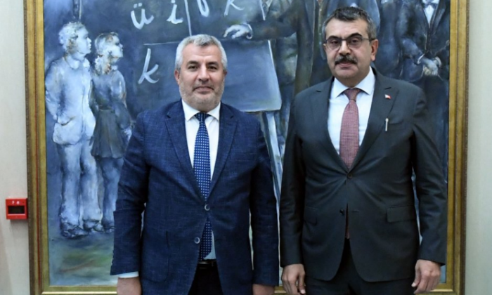 Bakan Tekin, ÖSYM Başkanı Ersoy'u kabul etti