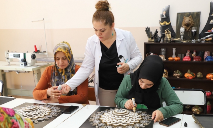 El sanatları kursuna yoğun ilgi