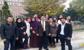 Oğuzeli MYO öğrencilerinden Adliye Sarayı gezisi