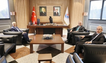 YÖK Üyesi Karaman’dan GAÜN Rektörü Doğan’a Ziyaret