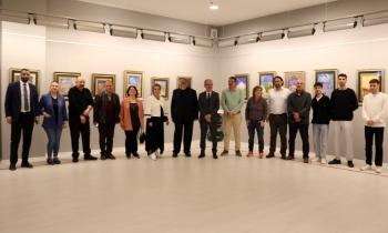 Ressam Alev Burhanoğlu SANKO Sanat Galerisi’nde Sergi Açtı