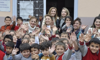 GKV Ortaokulu’ndan Yeşildere Cumhuriyet İlkokuluna ziyaret