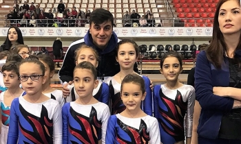 SANKO'lu miniklerin jimnastik başarısı