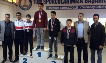 SANKO Ortaokulu öğrencisi atıcılıkta il ikincisi oldu