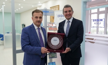 Özel Eğitim Kurumları Genel Müdürü Kemal Şamlıoğlu Erdem Koleji'nde