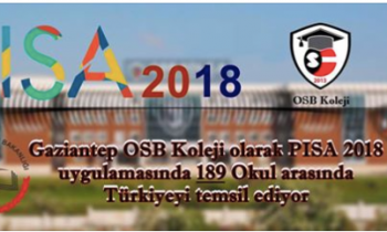 OSB Koleji PISA'da Türkiye'yi temsil edecek
