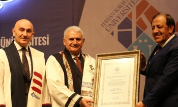 Başbakan Yıldırım HKÜ'deydi