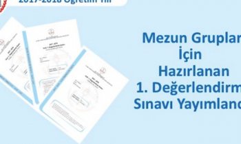 MEB, Mezun Gruplar 1. Değerlendirme Sınavını yayımlandı