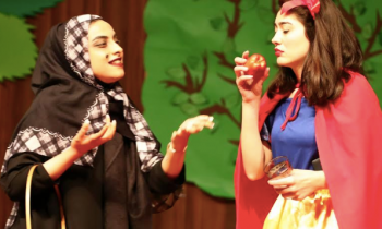 Çocuklara özel tiyatro renkli görüntülere sahne oldu