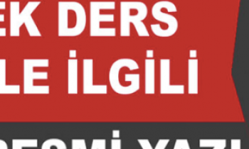 Ek ders saatleri artırıldı