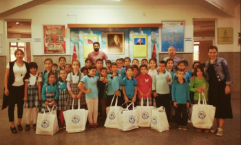 Çağdaş Bilgi Okulları öğrencilerinden örnek davranış