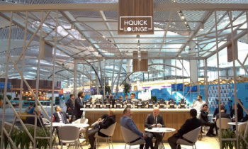 HKÜ’nün kendi markası dünyanın en büyük havalimanında