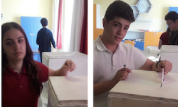 Özel Seçkin Koleji'nde seçim heyecanı