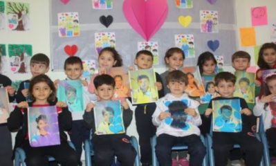 Minik GKV’liler ebru sanatıyla tanıştı