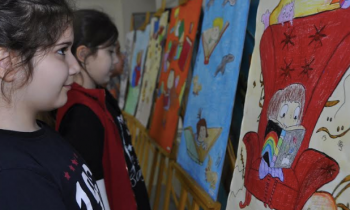 GKV’liler Kitap Sevgisini Resimlere Yansıttı