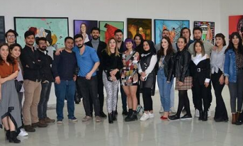 GAÜN ve KSÜ öğrencilerinden ortak sergi