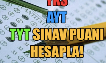 TYT ve AYT puanınızı hesaplayın
