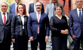 Rektör Gür’e kültür dünyasından önemli ziyaretler