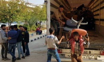 GAÜN’den  Afrin’e bir TIR eğitim malzemesi