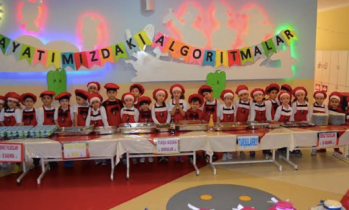 Seçkinli miniklerden mercimekli köfte etkinliği