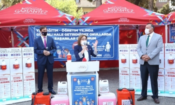 500 okula dezenfektan