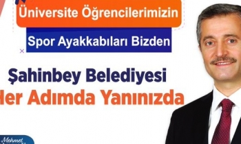 GAZİANTEP - Öğrenciye ayakkabı hediye