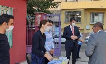 Miniklere resmi karşılama