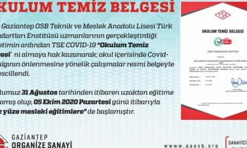 OSB Koleji’nde yüzyüze eğitim
