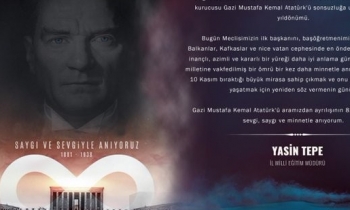 Tepe’den 10 Kasım mesajı