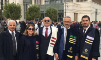 Hasan Kalyoncu Üniversitesi  yöneticileri Cumhurbaşkanlığı Külliyesi'nde