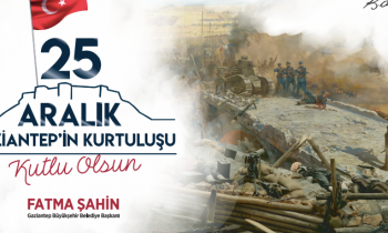 Başkan Fatma Şahin'den 25 Aralık mesajı