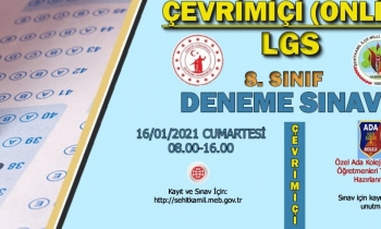 Gaziantep’te LGS denemesi