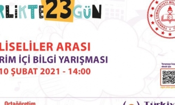 Bilgi yarışması 10 Şubat’ta