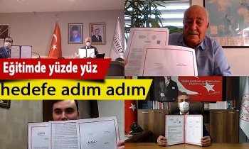 Eğitimde yüzde yüz hedefe adım adım