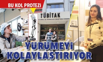 Bu kol protezi yürümeyi kolaylaştırıyor