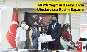 GKV’li Yağmur Karayılan’ın Uluslararası Resim Başarısı